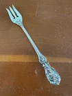 HEAVY CLEAN REED & BARTON FRANCIS I STERLING SILVER COCKTAIL FORK NEW MARK