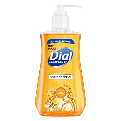 Dial Antibacterial Liquid Hand Soap, Gold, 7.5 Ounce
