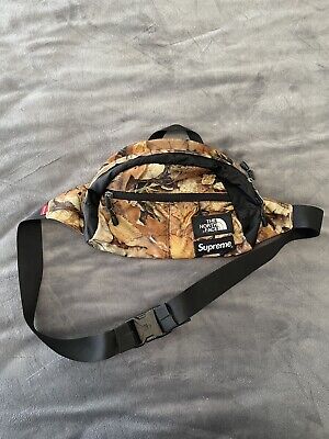 BRAND NEW FW16 SUPREME THE NORTH FACE WAIST BAG LEAVES CAMO | eBay