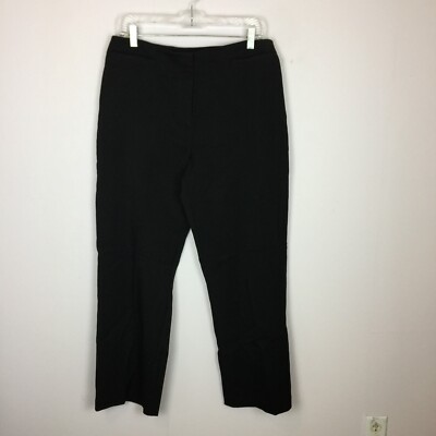 NWT The Limited Virtual Stretch Dress Pants Sz 14S Womens Short Black High Rise