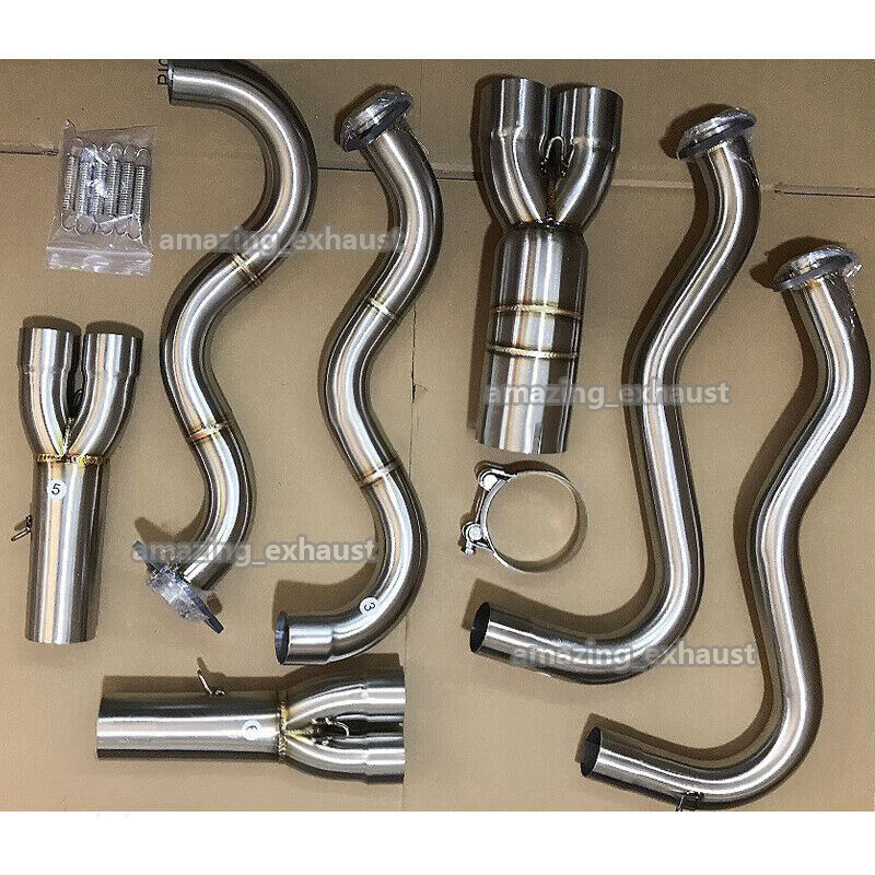 For Kawasaki Ninja ZX6R ZX636 2009-2023 Exhaust Header Pipe For Kawasaki Ninja ZX6R ZX636 2009-2023 Exhaust Header Pipe