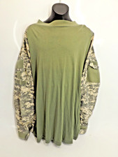 Rothco Tactical Camo Combat Shirt Airsoft Military Uniform Army Long Sleeve L