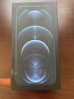Apple iPhone 12 Pro Max Pacific Blue 128GB EMPTY BOX ONLY