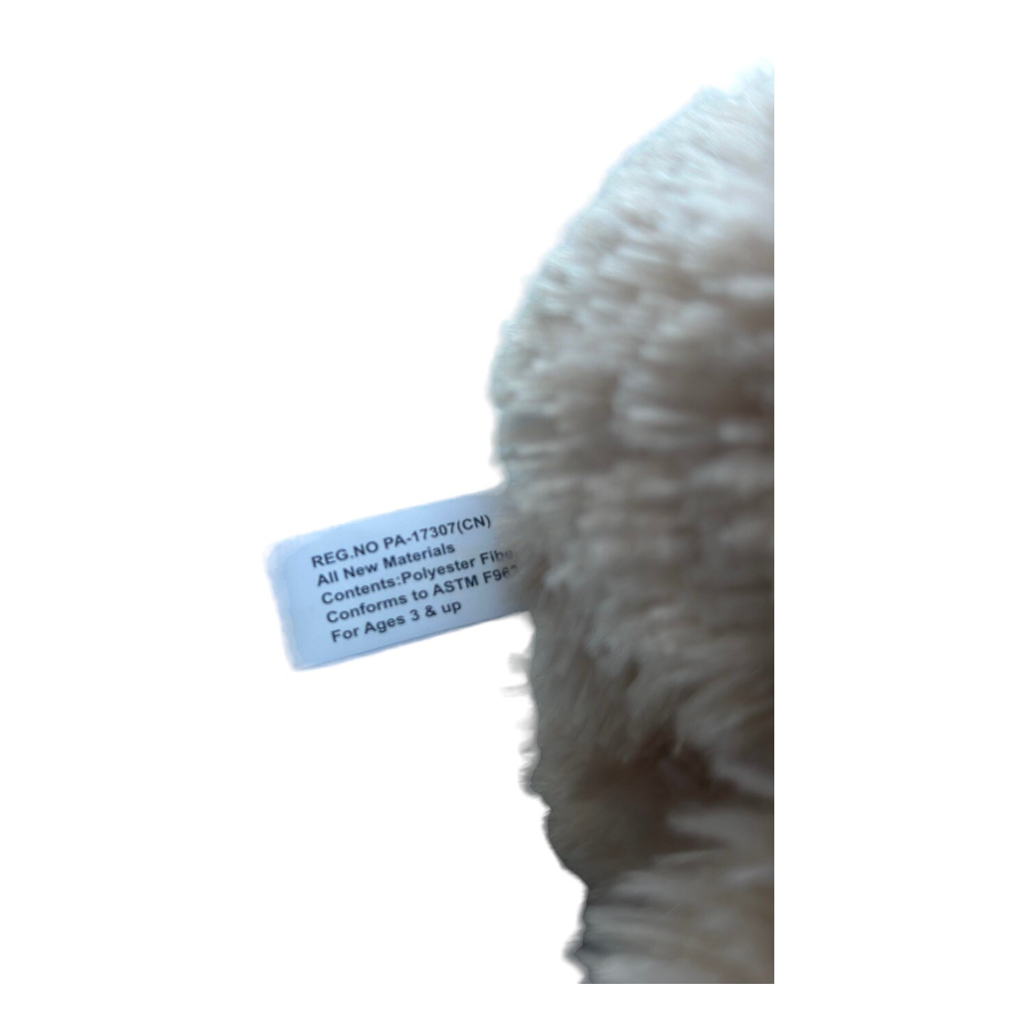 MS TEDDY BEAR Soft Cream Off White Beige 15”  Plush Stuffed Animal 2018 thumbnail 7