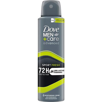 DOVE 6 PEZZI -  SPRAY ADVANCED MEN SPORT 150 PROMO