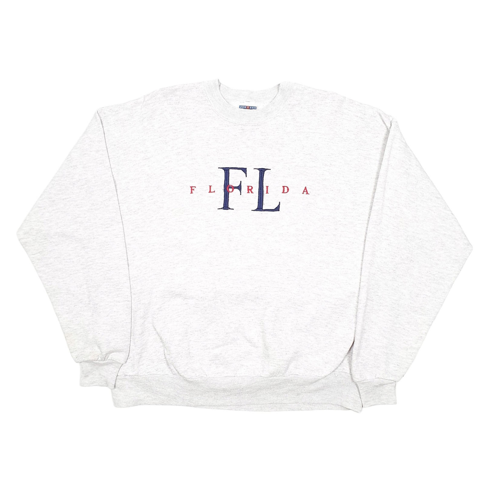 JERZEES Crewneck Vintage Florida Made In USA Jumper Sweatshirt Mens L