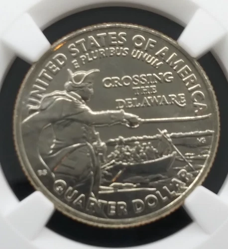 2021-P Washington Crossing The Delaware Quarter 25c NGC MS66