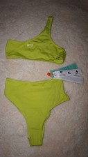 Off White Swimsuit STAMP ONE SHOULDER -Yellow...