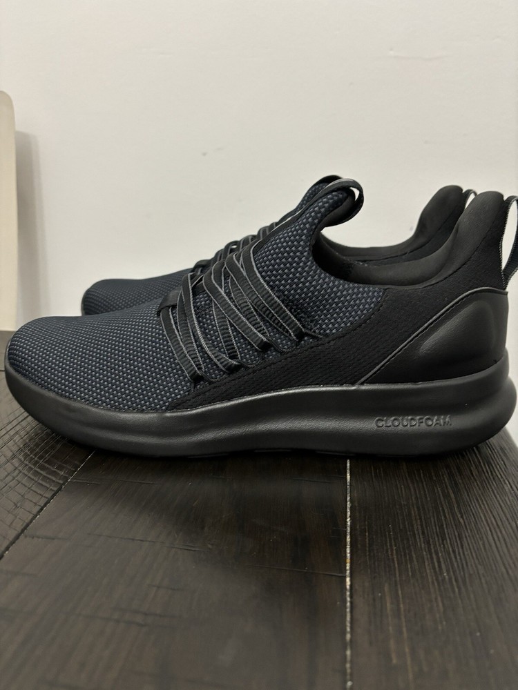 New Size 9.5 - adidas Cloudfoam Lite Racer Adapt 7.0 Black Grey