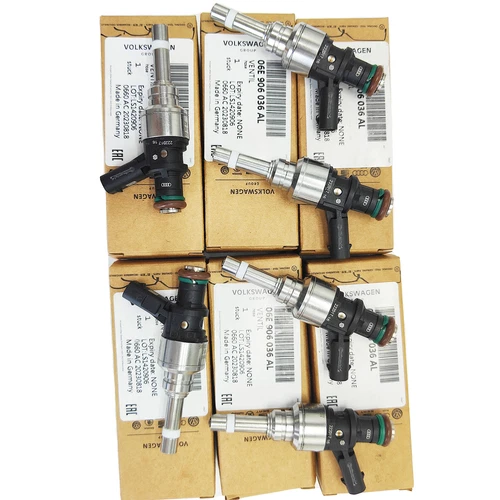 6X Genuine Fuel Injector 06E906036AL For AUDI A6 A7 A8 Q5 Q7 S5 VW Touareg 3.0