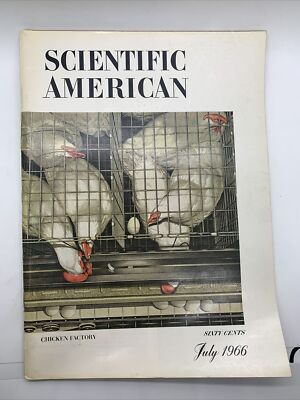 Scientific American Magazine July 1966 Chicken Factory