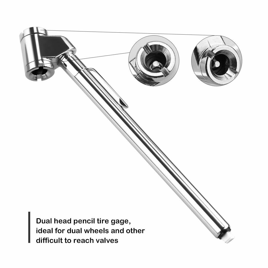 Tire Air Pressure Gauge 10120 PSI Auto Car Truck Motorcycle Bike