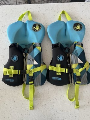 TWO-Body Glove Infant Life Vest Less Than 30lbs Model 3231 Coast Guard Approved