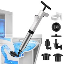 TheElves Toilet Plunger Heavy Duty Pro, Electric High Pressure New-white