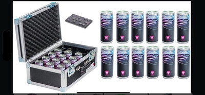 Ape Labs LED Multicolor Effect Light Set, 12 Lights w/ Bag/Case