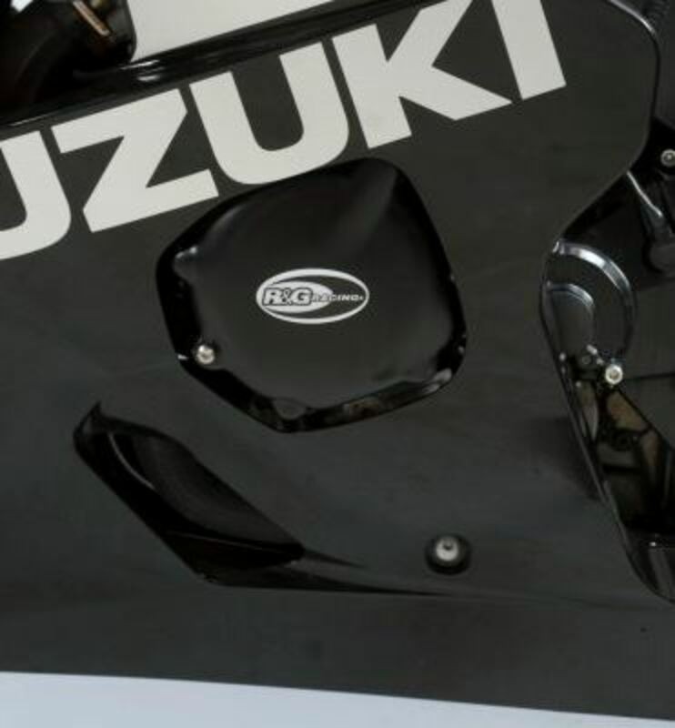 Kit cache embrayage noir R&G Racing accessoire protection moteur Suzuki GSX-R600