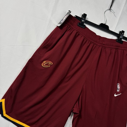 Nike Cleveland Cavaliers NBA Diamond Embroidered Basketball Shorts Sz XXL-T - Picture 2 of 7