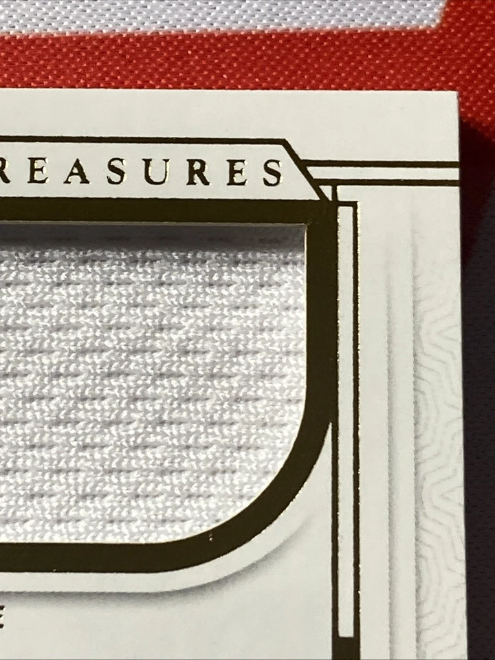 2025 Panini National Treasures Colt Emerson Auto Triple Patch #/99 On Card - Image 4 of 4