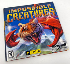 2002 Microsoft/Relic - Impossible Creatures PC Windows XP Used Tested 2 Disc
