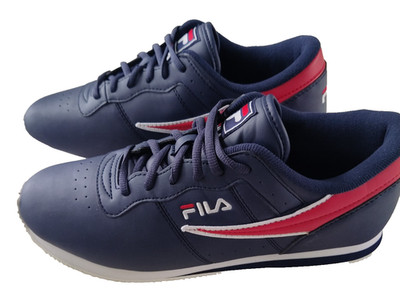 FILA Men's Machu Outline Flag Sneakers 8.5