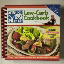 Winsor Pilates Low-Carb Cookbook with Bonus Workout DVD, English