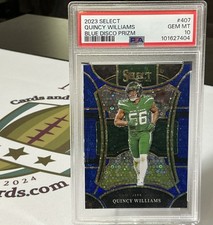 2023 Select Quincy Williams Blue Disco /25 Suite Level #407 PSA 10 POP 1