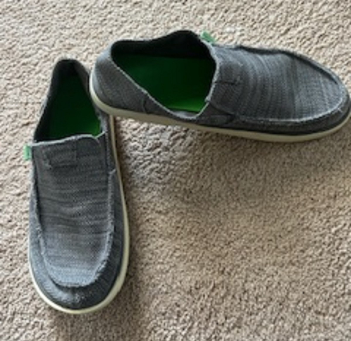 Men's House Shoes Brand: Sanuk Size: 10.5 Color: Gray-image