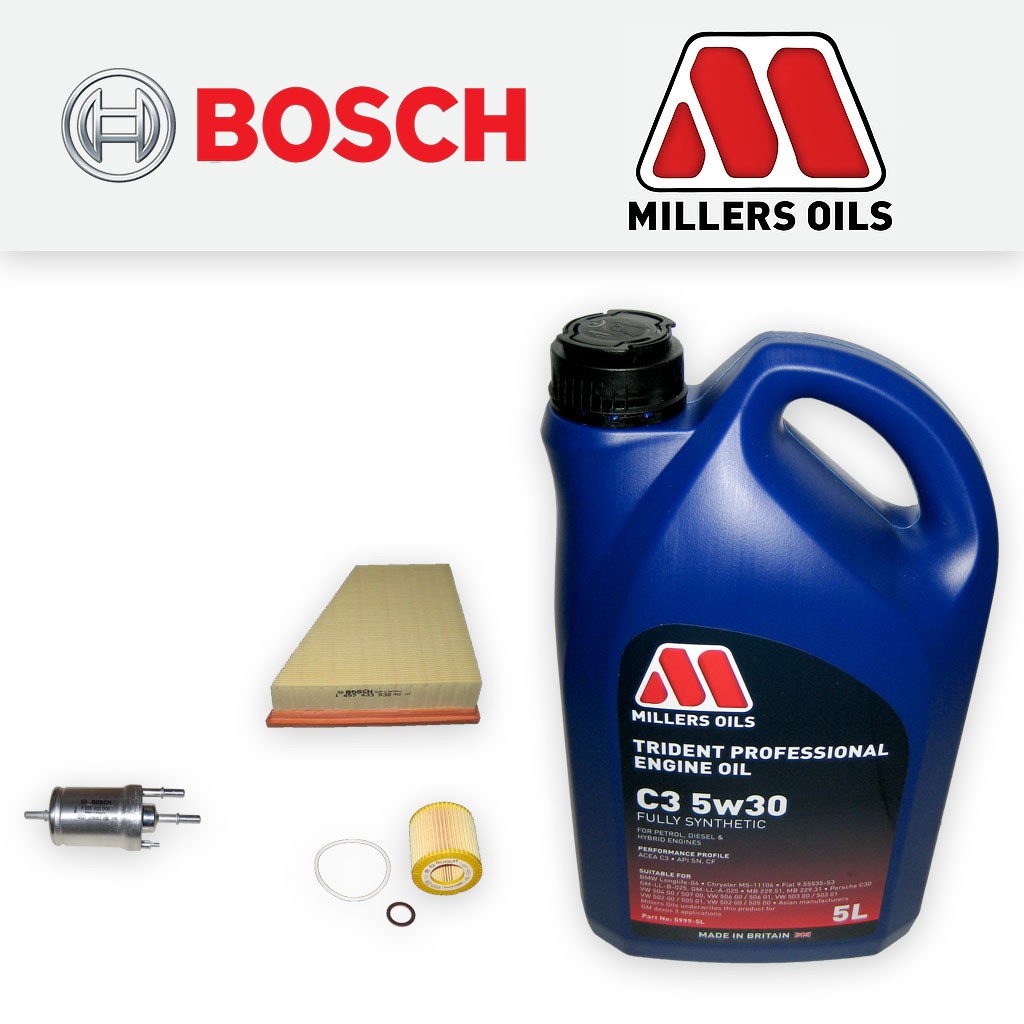 SERVICE KIT for SKODA FABIA (5J) 1.2 OIL AIR FUEL FILTERS +LL OIL (2006-2014)
