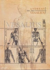Belgium, 2014, COB BL215: €23,00, 500 Years of Andreas Vesalius, MNH
