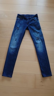 calvin klein herren jeans skinny destructed