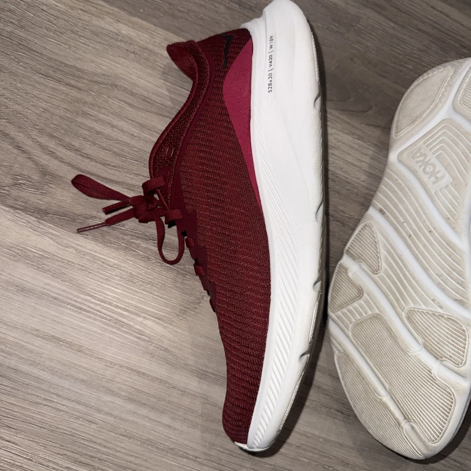 Hoka Solimar Feminino Vermelho Escuro Tamanho 10.5 - Imagem 4 de 4