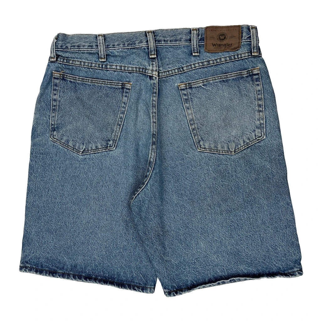 Wrangler Denim Shorts - 34W 9L Blue Cotton