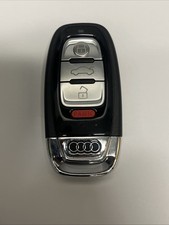 Original Audi 09-18 Oem Smart Key Less Go Alarm Remote Fob Blank Gloss