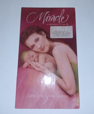 Celine Dion & Anne Geddes Miracle CD DVD Special Box Set w-Booklet New- Opened