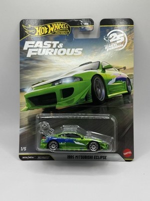    Hot Wheels Premium Chase 1995 Mitsubishi Eclipse F&F 25 Years   