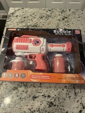 Bubble Gun Machine 8000 Bubbles per Min Telescope LED Lights