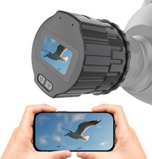 64GB Telescope Camera Digital Eyepiece: 2K Video Recording, WiFi Telescope Mi...