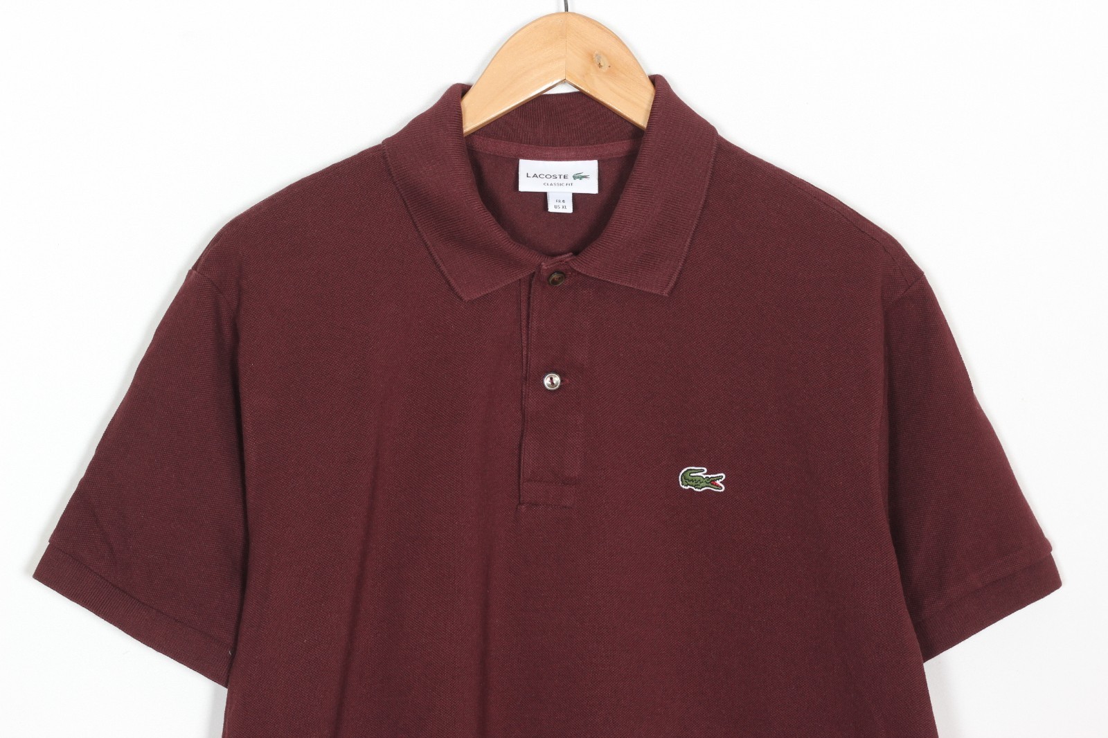 LACOSTE Polo Shirt Men Size 6 / XL Classic Fit Short Sleeve VR3683 thumbnail 2
