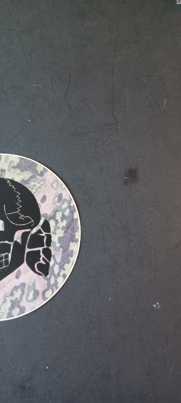 GERMAN TANK Skull Over GAMOFLAGE German Zeltbahn Sticker. FOR GUITAR SKATEBOARD