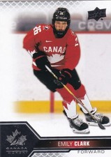 2022 UPPER DECK TEAM CANADA WOMEN EMILY CLARK ROOKIE