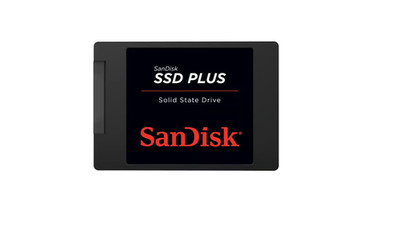 SanDisk SSD Plus 2 TB interne SSD 2,5'' SATA Schwarz