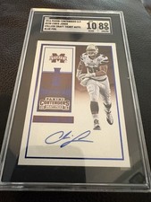 2016 Panini Draft Picks College Ticket Chris Jones autographed rookie