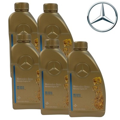 5L Original Mercedes Benz 5W40 229.5 5W-40 MB Motoröl Genuine Engine Oil