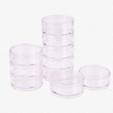 Stackable 5-Layer Plastic Storage Containers with Screw Caps