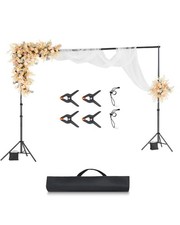 VEVOR Backdrop Stand Background Stand Kit 10 x 10 ft for Party  Photo Studio