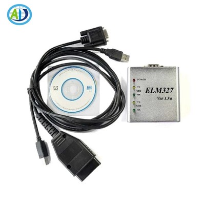 Diagnostic OBD2 ScanerTool ELM327 USB V1.5 w/PIC18F2480&FT232RL Chip Metal Case
