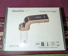 iMounTEK GPCT790 Wireless Bluetooth Car FM Transmitter MP3 Player Hands-Free