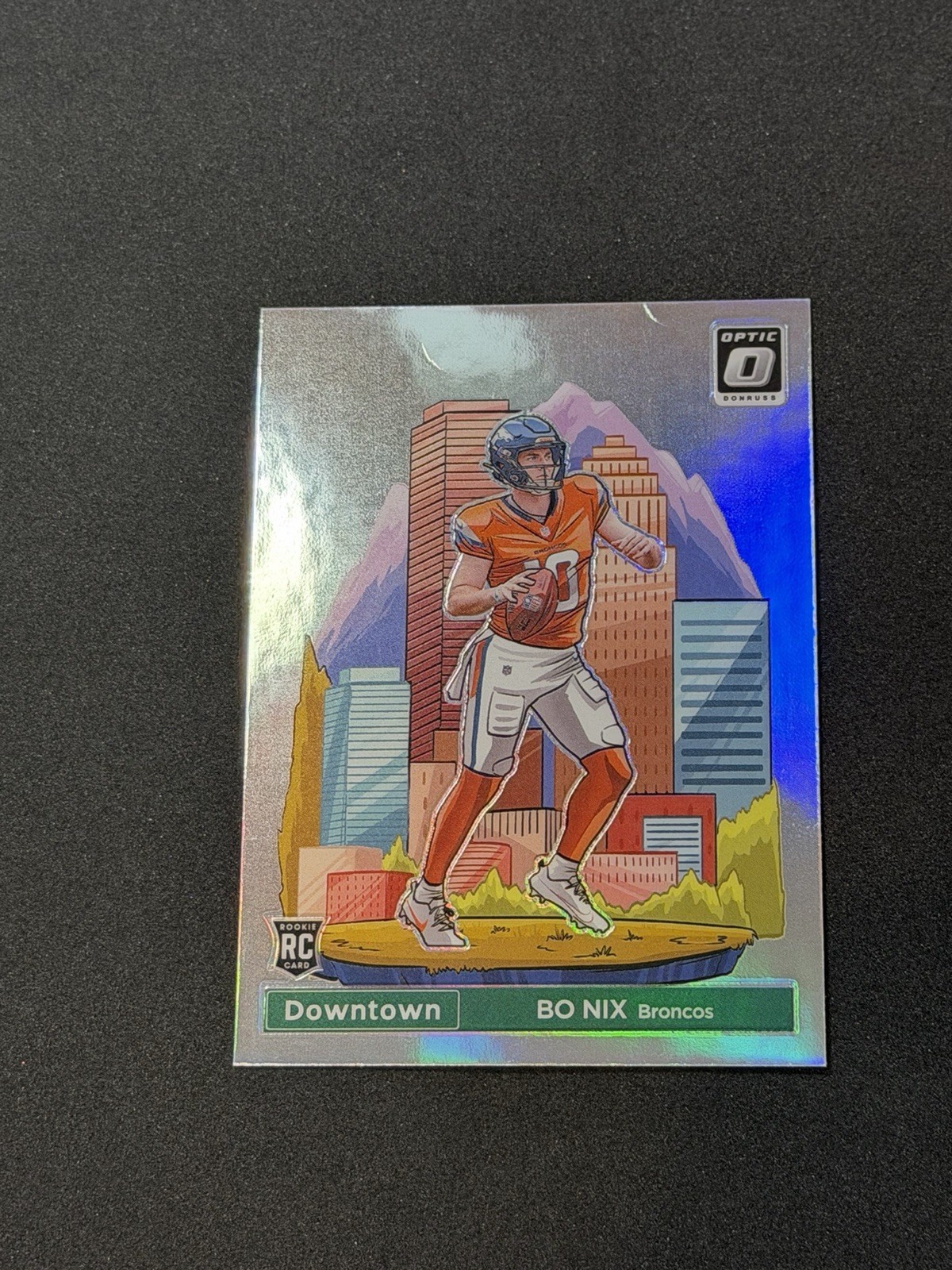 2024 Panini Donruss Optic - Downtown! Bo Nix #19 (RC)