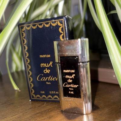 New Vintage MUST DE CARTIER for Women. Mini Parfum, 4 ml