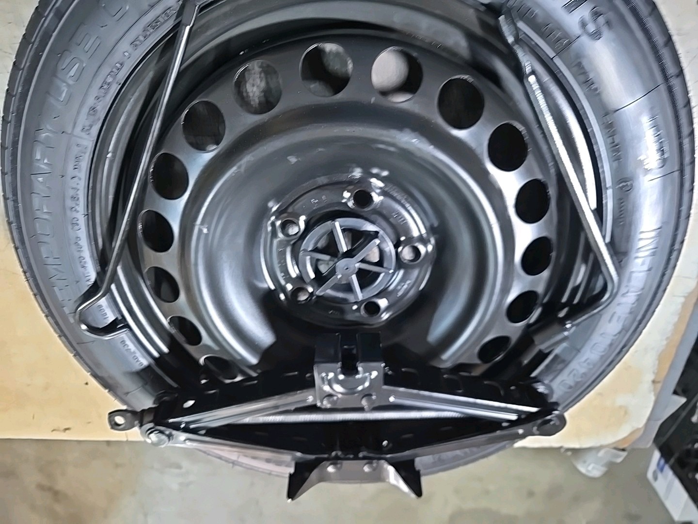 SPARE TIRE 16" WITH JACK KIT FITS 2013 THRU 2022 HYUNDAI VELOSTER COMPLETE KIT 